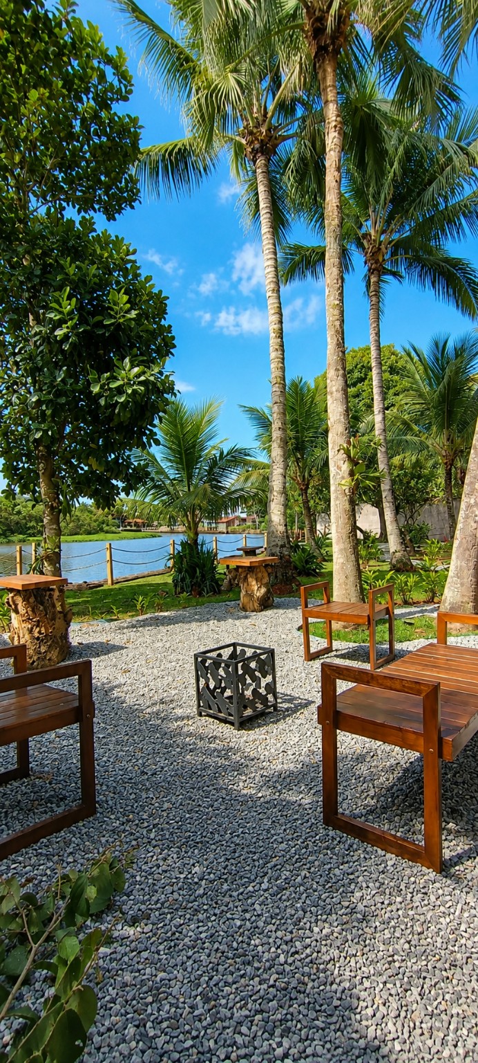 Jardim à beira do Rio Juqueriquerê, fotografia 1